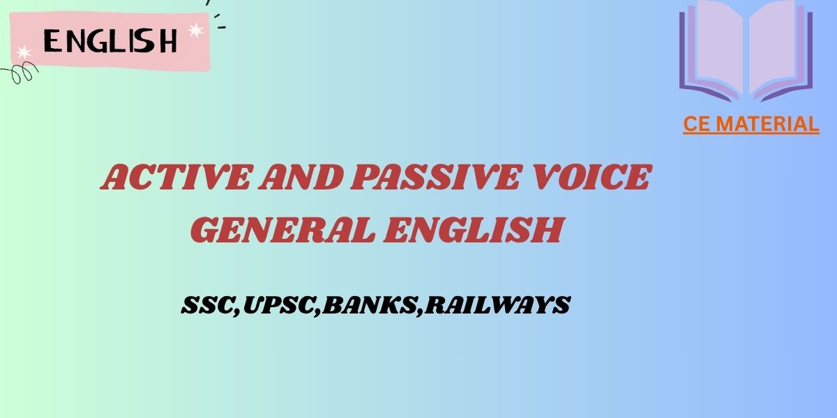 ACTIVE AND PASSIVE VOICE