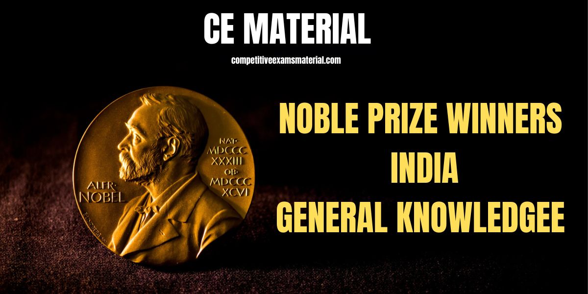 NOBLE PRIZE WINNERS