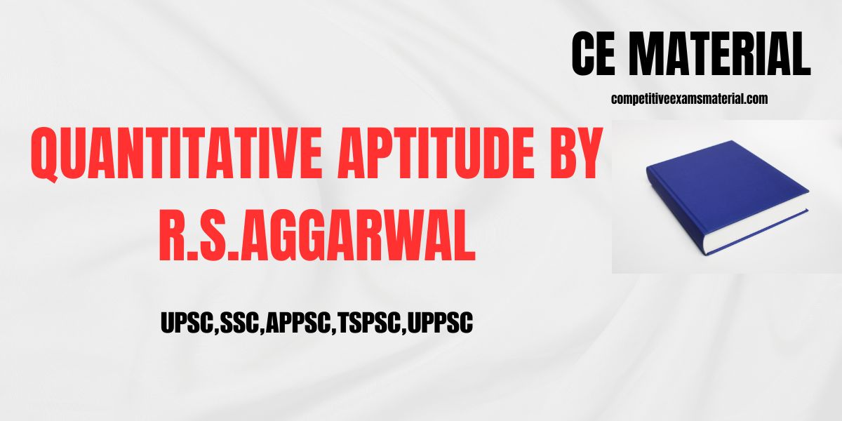 QUANTITATIVE APTITUDE