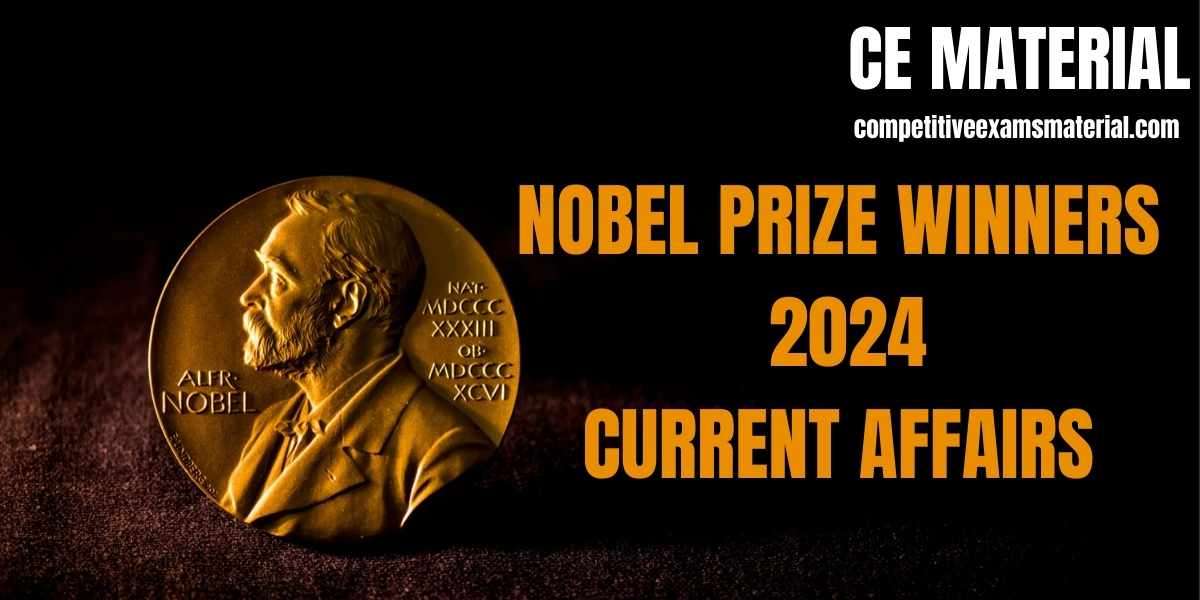 NOBEL PRIZE WINNERS 2024